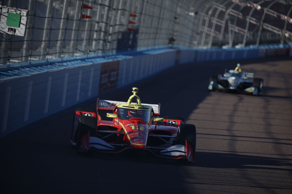 Indy: Malukas faz primeira pole da carreira em Phoenix e lidera dobradinha da Penske; Collet  é 23º