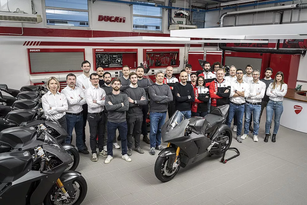 Produzione delle MotoE Ducati