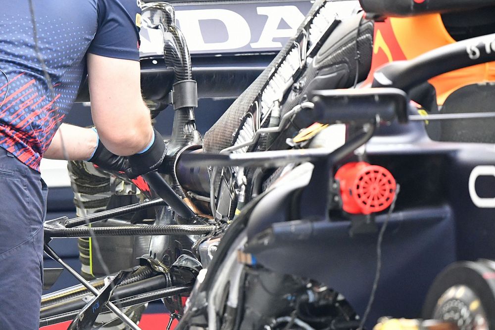 Red Bull Racing RB16B, dettaglio tecnico