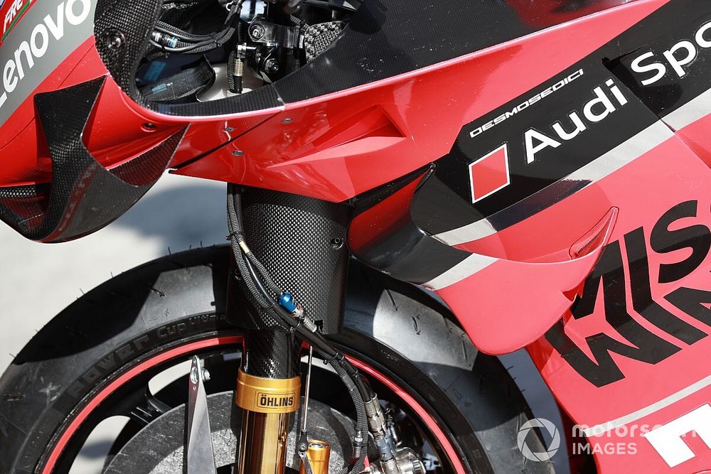 La moto de Andrea Dovizioso, Ducati Team
