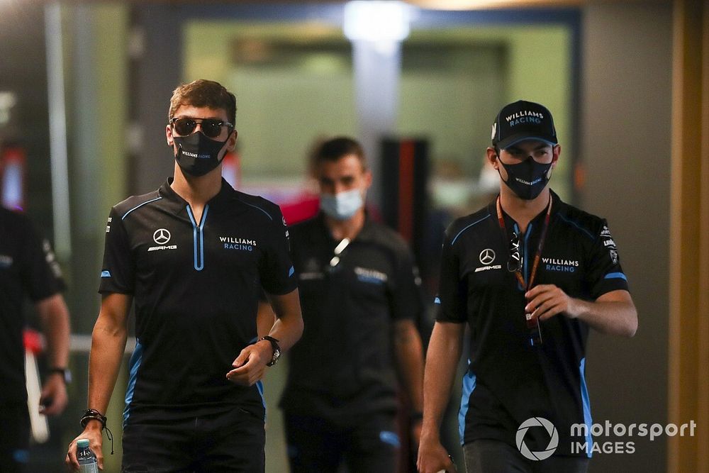 George Russell, Williams Racing and Nicholas Latifi, Williams Racing 