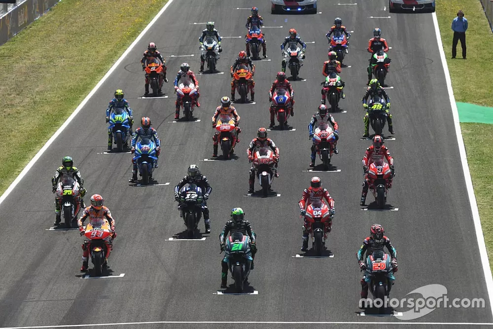 Le d&eacute;part du GP d'Espagne