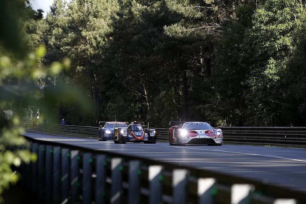 #67 Ford Chip Ganassi Racing Ford GT: Andy Priaulx, Harry Tincknell, Jonathan Bomarito, #43 RLR M Sport / Tower Events Oreca 07 Gibson: John Farano, Arjun Maini, Norman Nato
