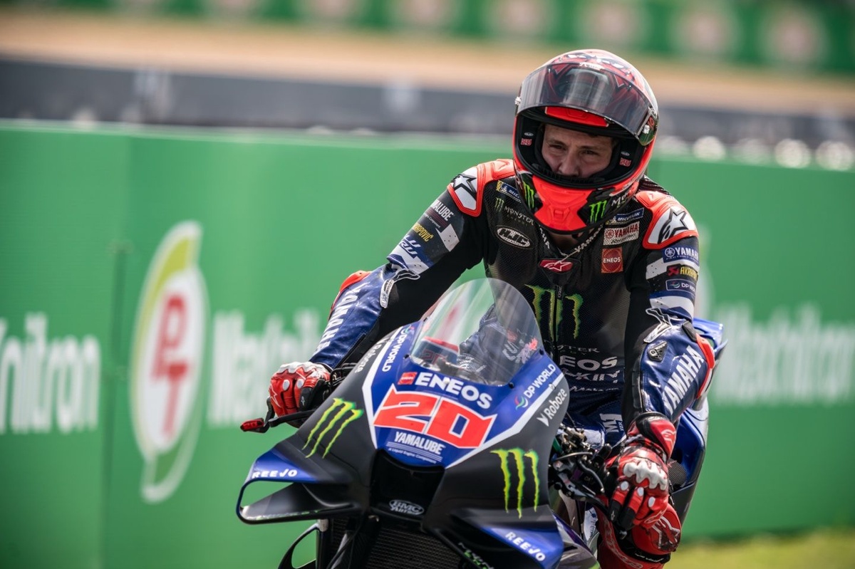Quartararo fataliste après le sprint : "Rien à en tirer pour demain"
