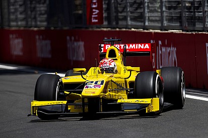 Baku F2: Nato wins as penalty thwarts charging Leclerc