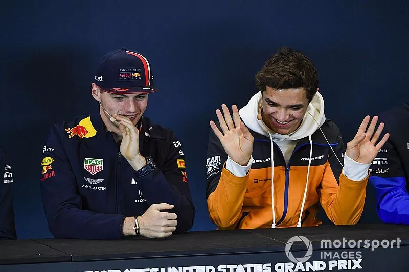 Conf&eacute;rence de presse : Max Verstappen, Red Bull Racing et Lando Norris, McLaren 
