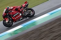 Bagnaia se queja de que la Ducati no fue bien en mojado en Japón