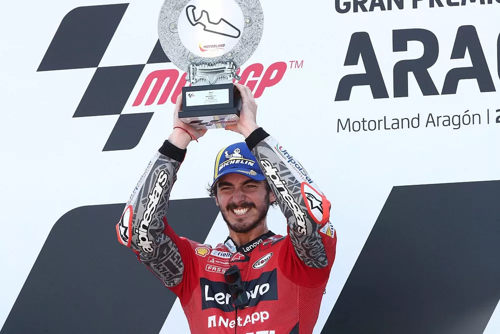 Race winner Francesco Bagnaia, Ducati Team