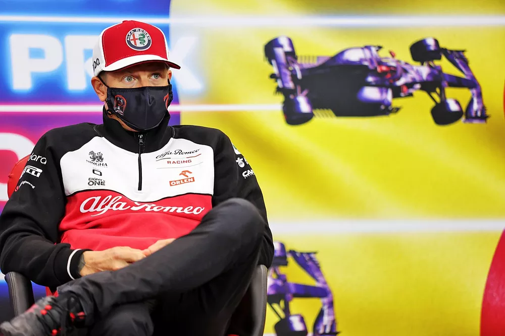 Kimi Raikkonen, Alfa Romeo Racing, in the press conference