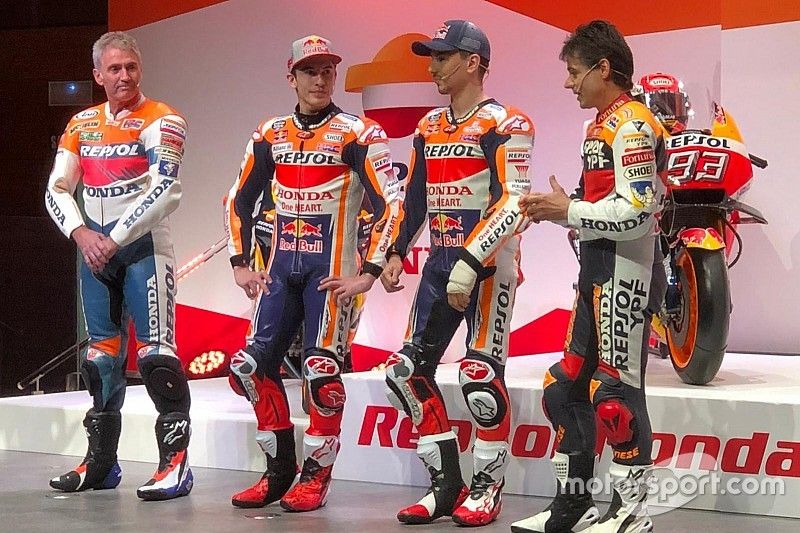 Mick Doohan, Marc Márquez, Jorge Lorenzo, Alex Crivillé, Honda HRC