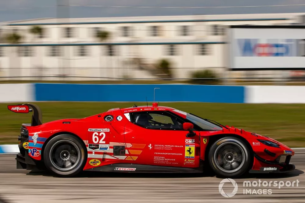 #62 Risi Competizione Ferrari 296 GT3: Daniel Serra, Davide Rigon, James Calado