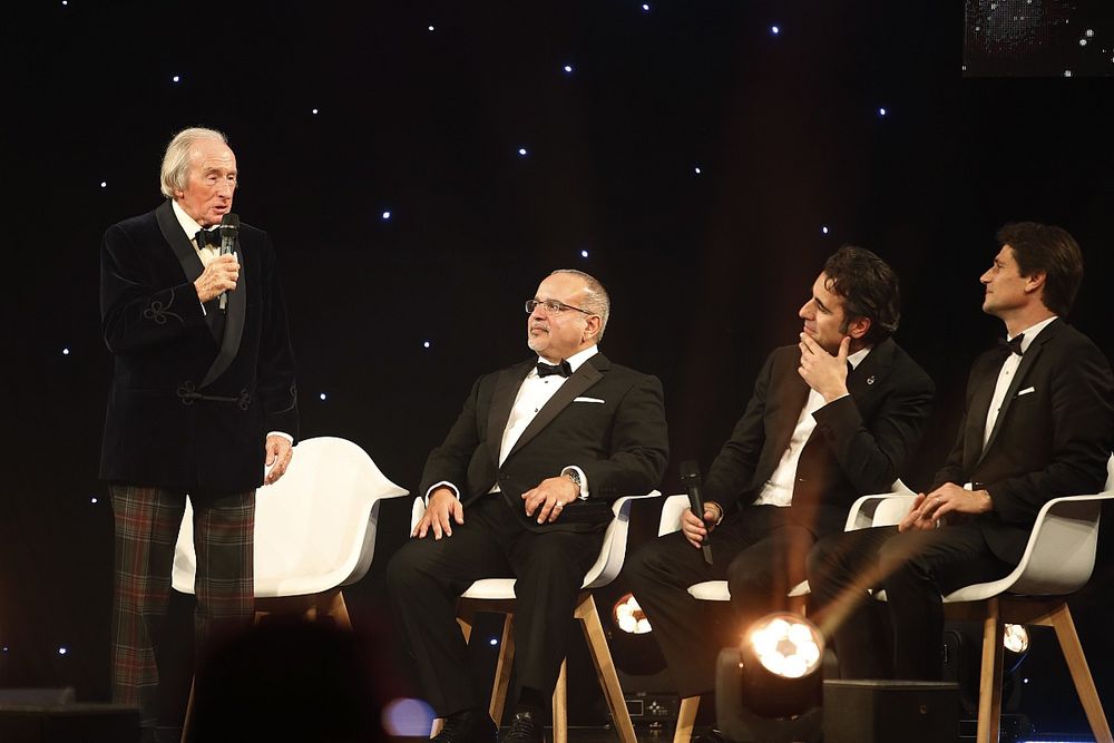 Sir Jackie Stewart en el escenario