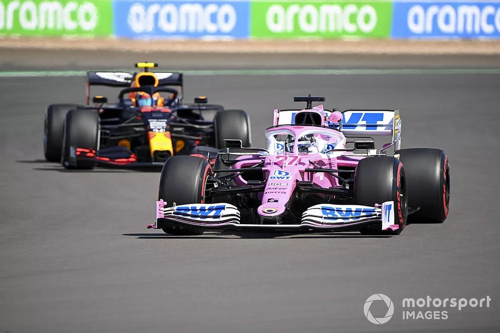 Nico Hulkenberg, Racing Point RP20, Alex Albon, Red Bull Racing RB16