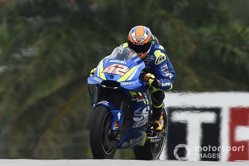 Motor sempat terbakar, Rins catat waktu tercepat