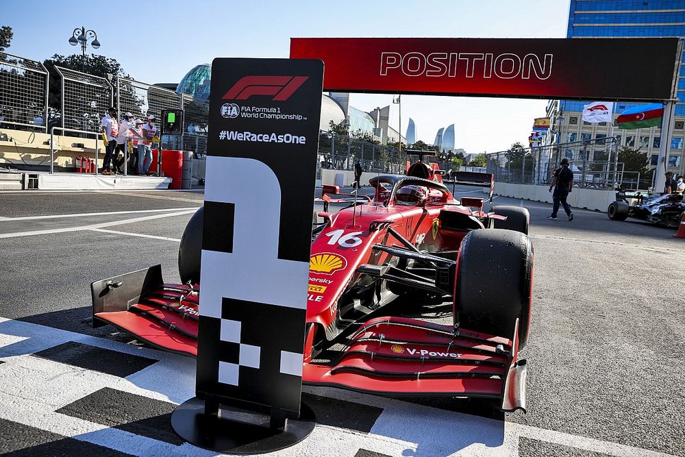 Ganador de la pole Charles Leclerc, Ferrari, Ferrari SF21