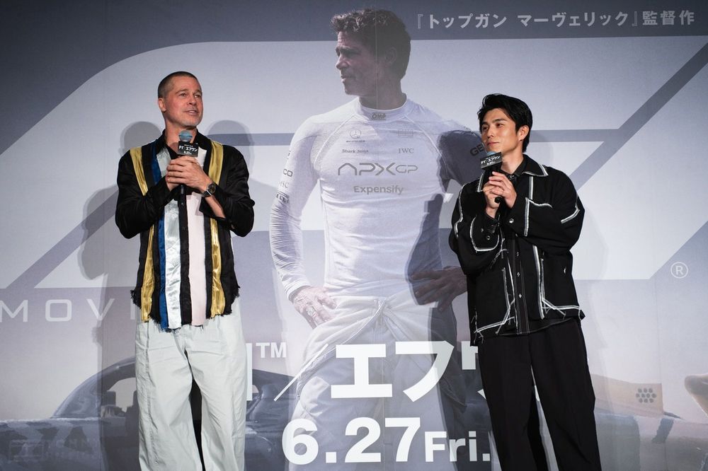 映画　F1 舞台挨拶　ブラッド・ピット　サイン入りフライヤー Brad Pitt ブラピ 直筆サイン入り F1 舞台挨拶限定 フライヤー