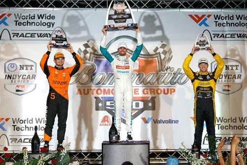 IndyCar Gateway- Kirkwood se estrena en óvalos con O'Ward segundo y Palou 8º