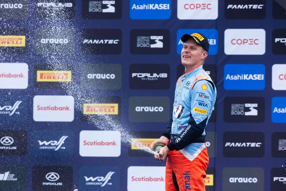 Podium: Ott T&auml;nak, Hyundai World Rally Team