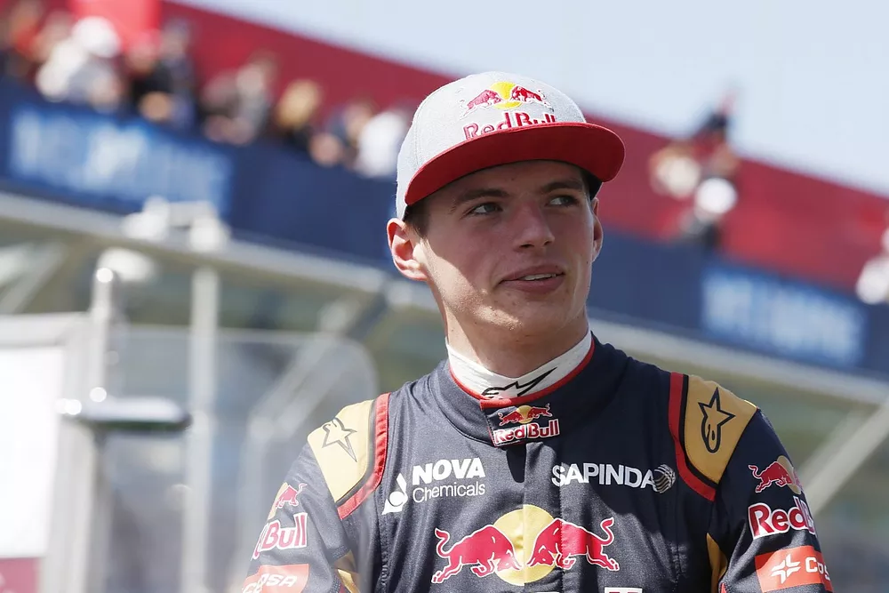 Max Verstappen, Toro Rosso, en el drivers parade