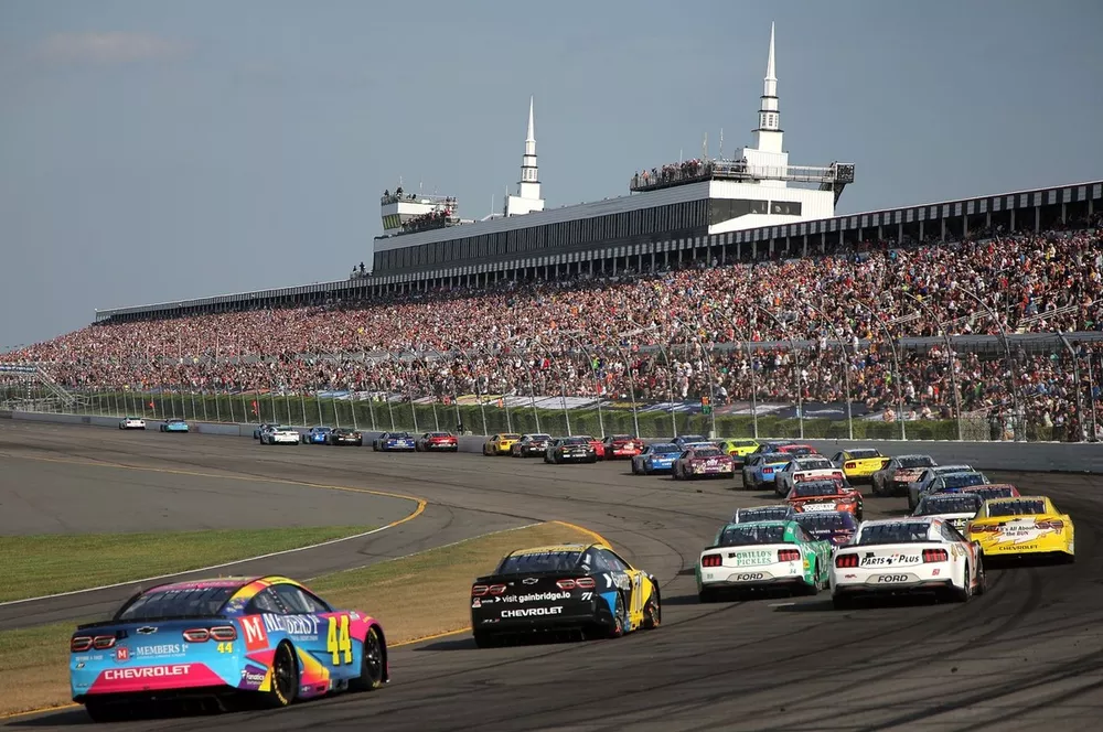 Car Racing Triangle Flags How to watch NASCAR at Pocono: Weekend schedule, start time, TV