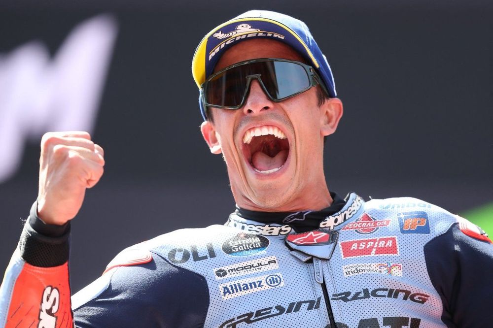 Podio: tercer lugar Marc Márquez, Gresini Racing