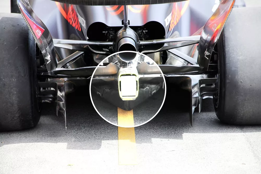 Dettaglio tecnico della Red Bull Racing RB20