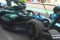 V&iacute;deo: el Aston Martin deja tirado a Alonso en su&nbsp;GP&nbsp;n&uacute;mero&nbsp;400 en F1