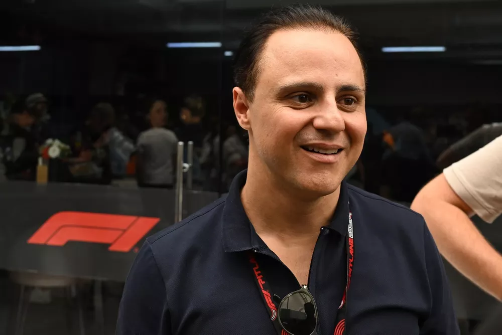 Felipe Massa nel paddock