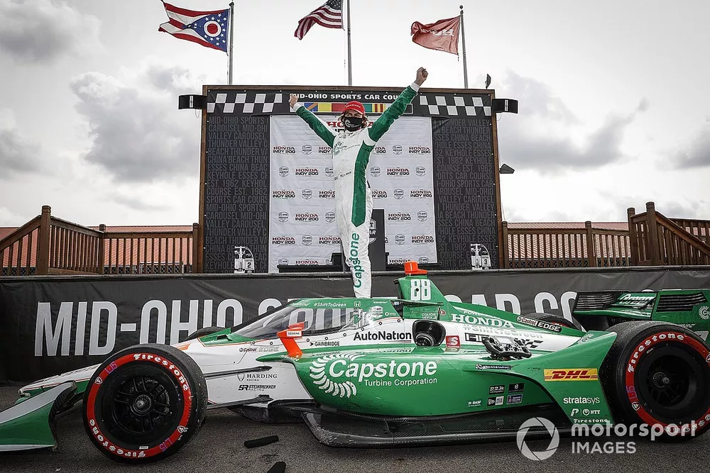 Ganador Colton Herta, Andretti Harding Steinbrenner Autosport Honda