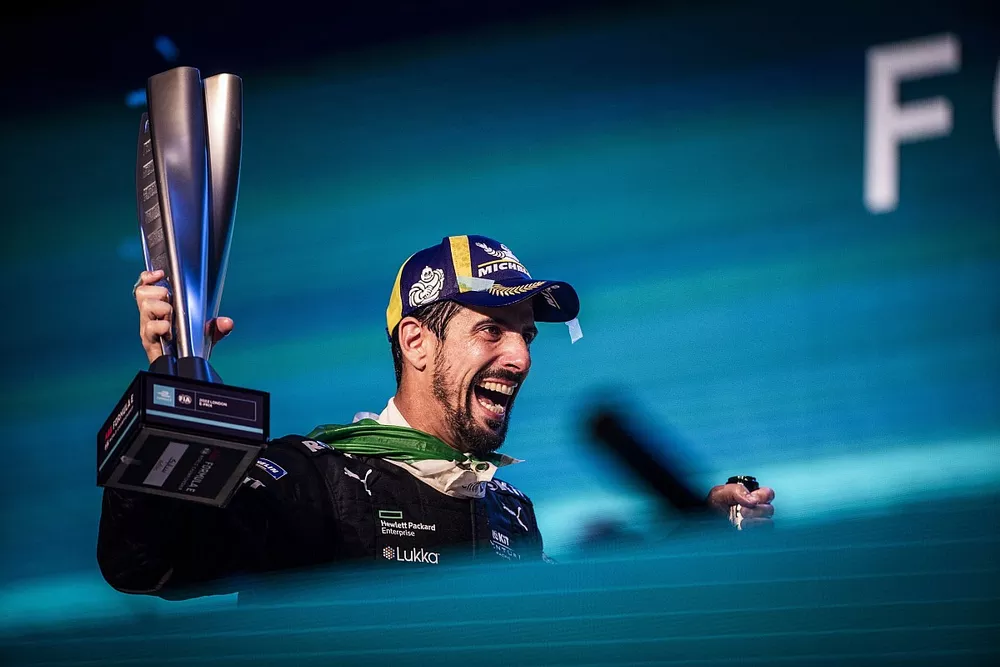 Le vainqueur Lucas di Grassi, Venturi Racing