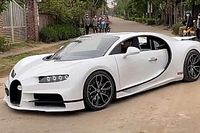 Esta r&eacute;plica artesanal del Bugatti Chiron tiene mucho m&eacute;rito