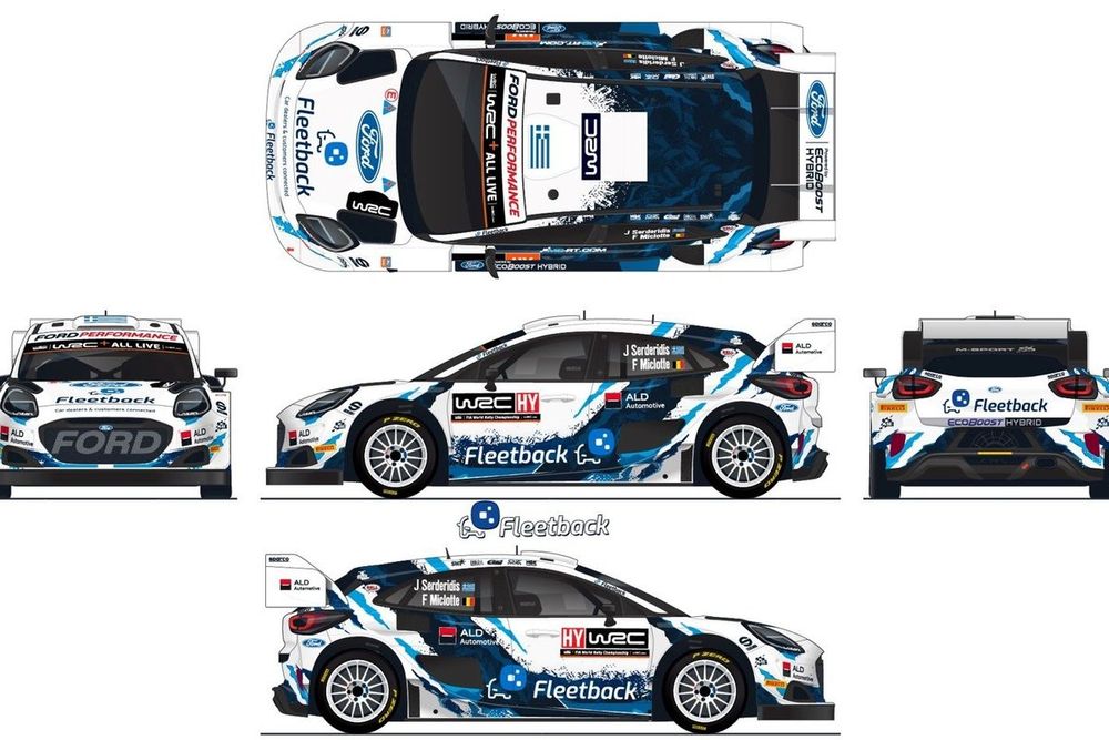 Jourdan Serderidis, Frederic Miclotte, Ford Puma Rally1 livery