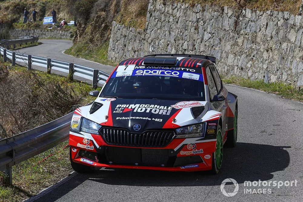 Fabio Andolfi, Manuel Fenoli, MS Munaretto, Skoda Fabia Rally2 Evo
