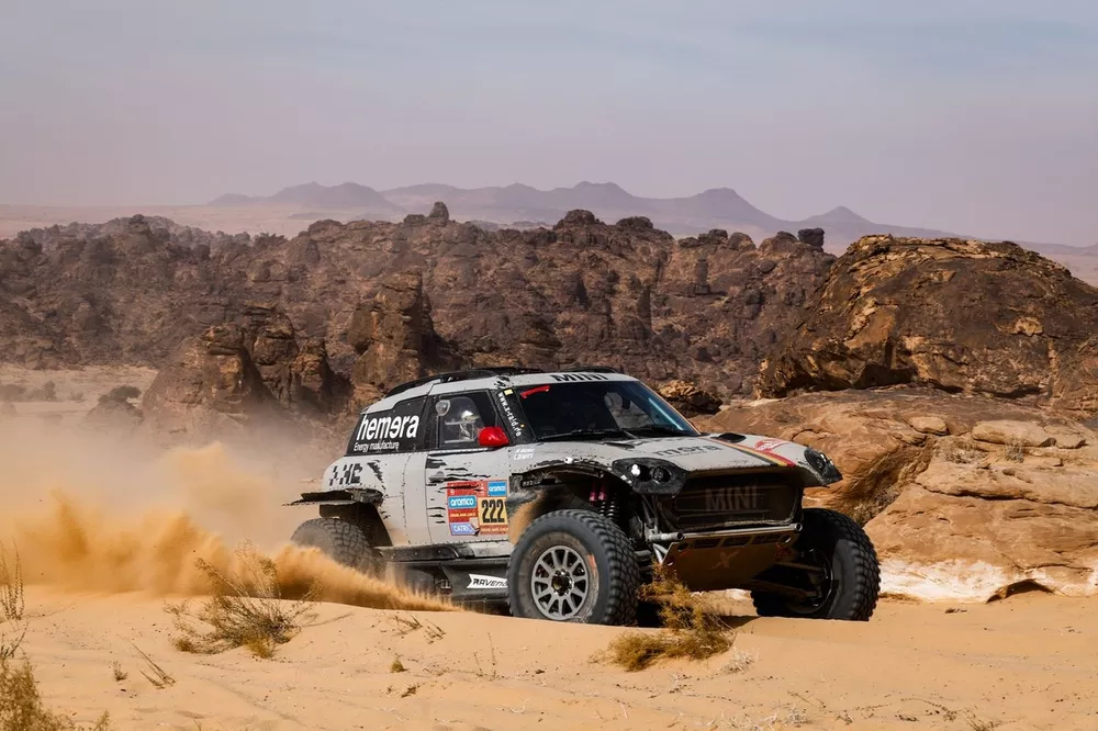 #222 X-Raid Mini JCW Team Mini: Guillaume De Mevius, Mathieu Baumel