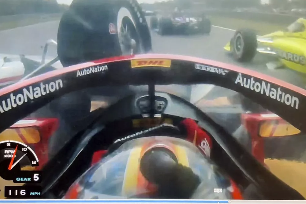 A bordo screenshot Ryan Hunter-Reay, Andretti Motorsport