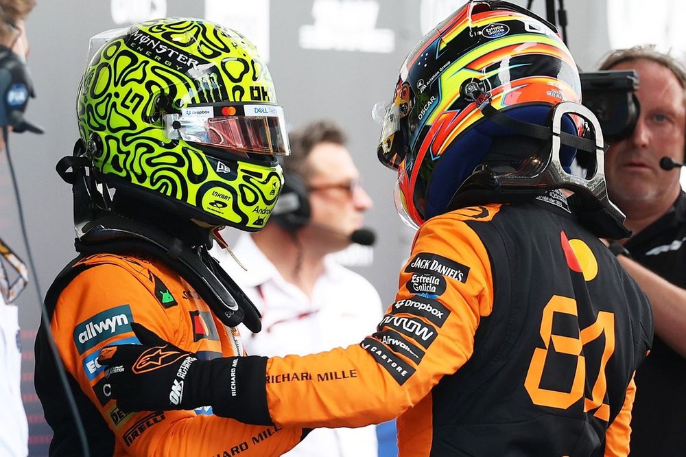 Lando Norris, McLaren, Oscar Piastri, McLaren