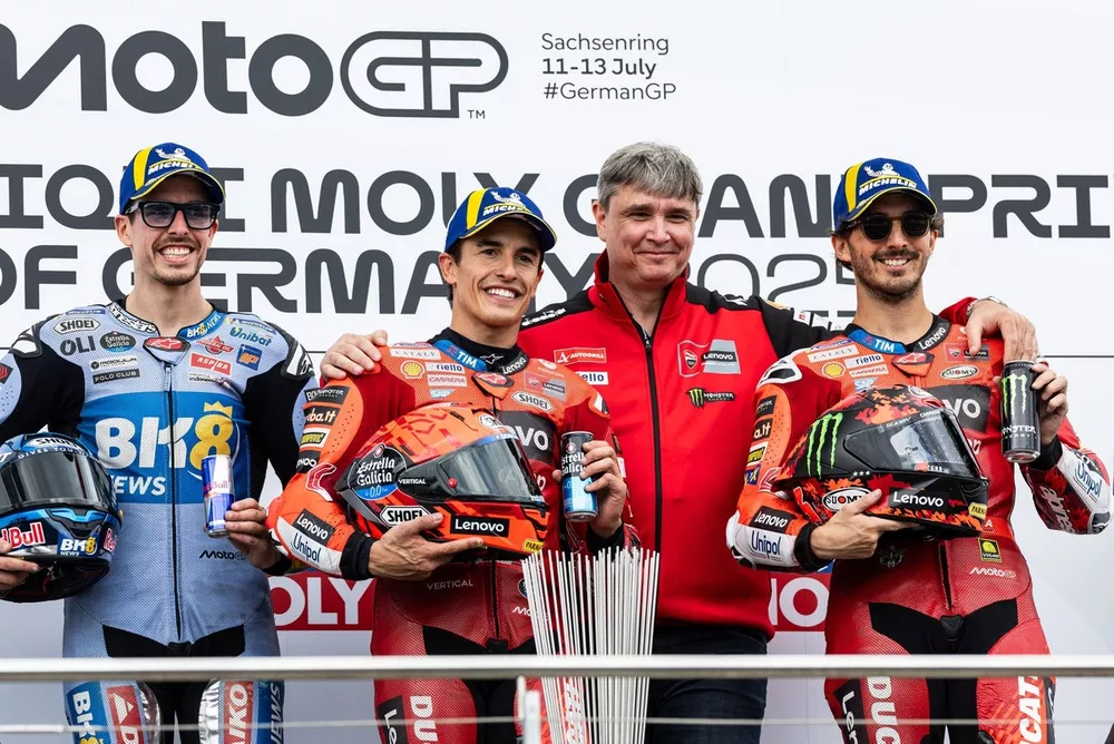 Marc Marquez, Ducati Team, Alex Marquez, Gresini Racing, Francesco Bagnaia, Ducati Team