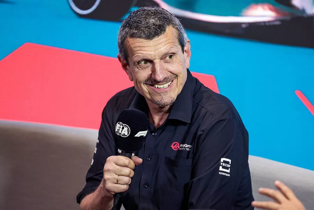 Guenther Steiner, director del equipo Haas F1 Team, en la rueda de prensa de los directores de equipo