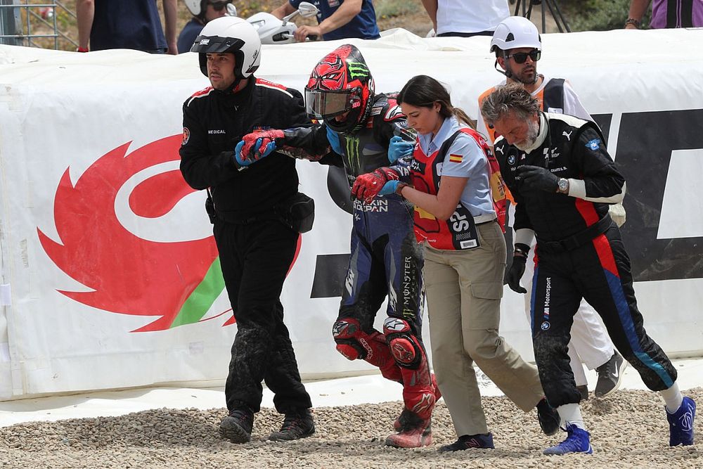 Caída de Fabio Quartararo, Yamaha Factory Racing