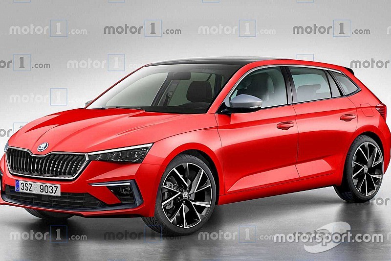Motor1 представив рендер Skoda Scala