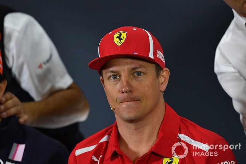 Kimi Raikkonen, Ferrari in Press Conference 