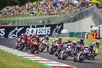 Parrilla de salida para la carrera de MotoGP en Italia (Mugello)
