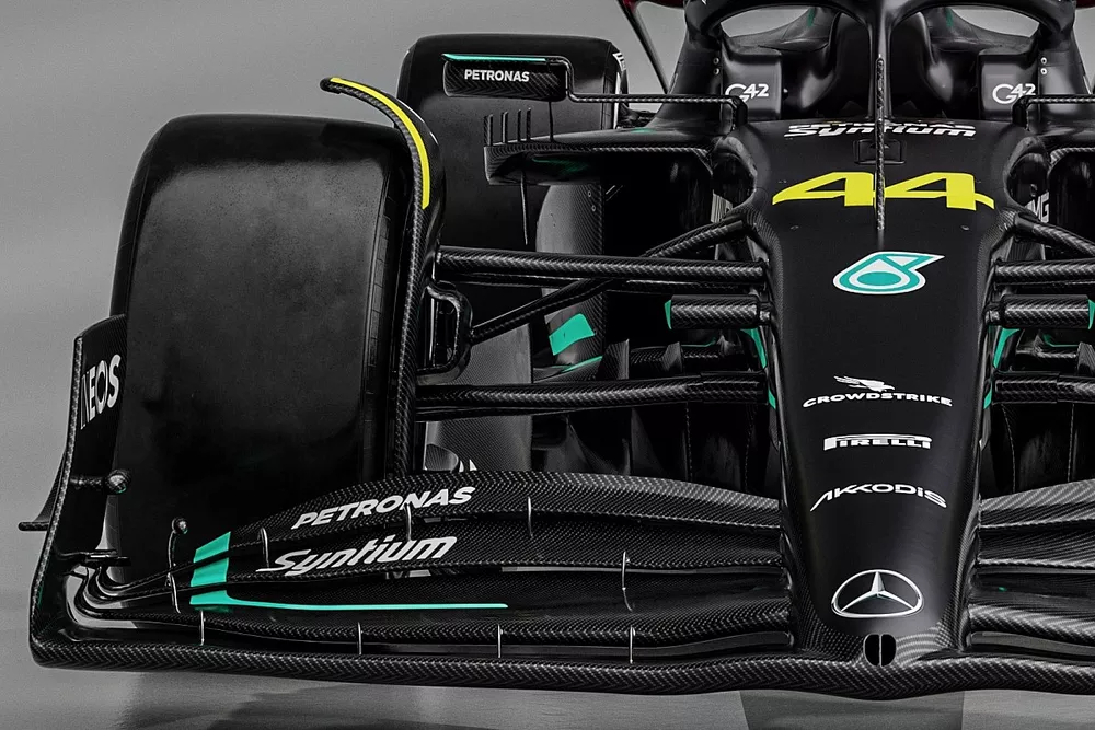 Mercedes W14 detalle
