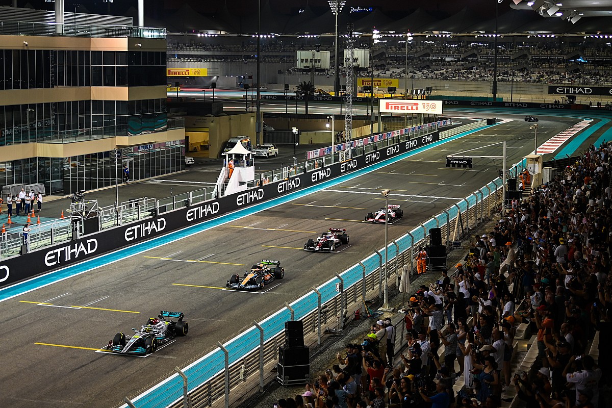Parrilla de salida del GP de Abu Dhabi 2022 de F1 filas y posiciones Parrilla de salida del GP de Abu Dhabi 2022 de F1 filas y posiciones