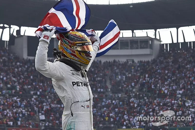 Le Champion du monde 2017 Lewis Hamilton, Mercedes AMG F1