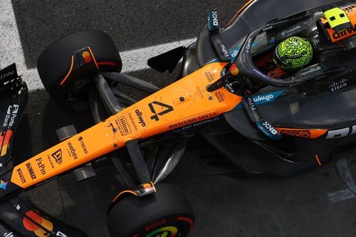 Norris cambia la puesta a punto para ganar la pole en Brasil