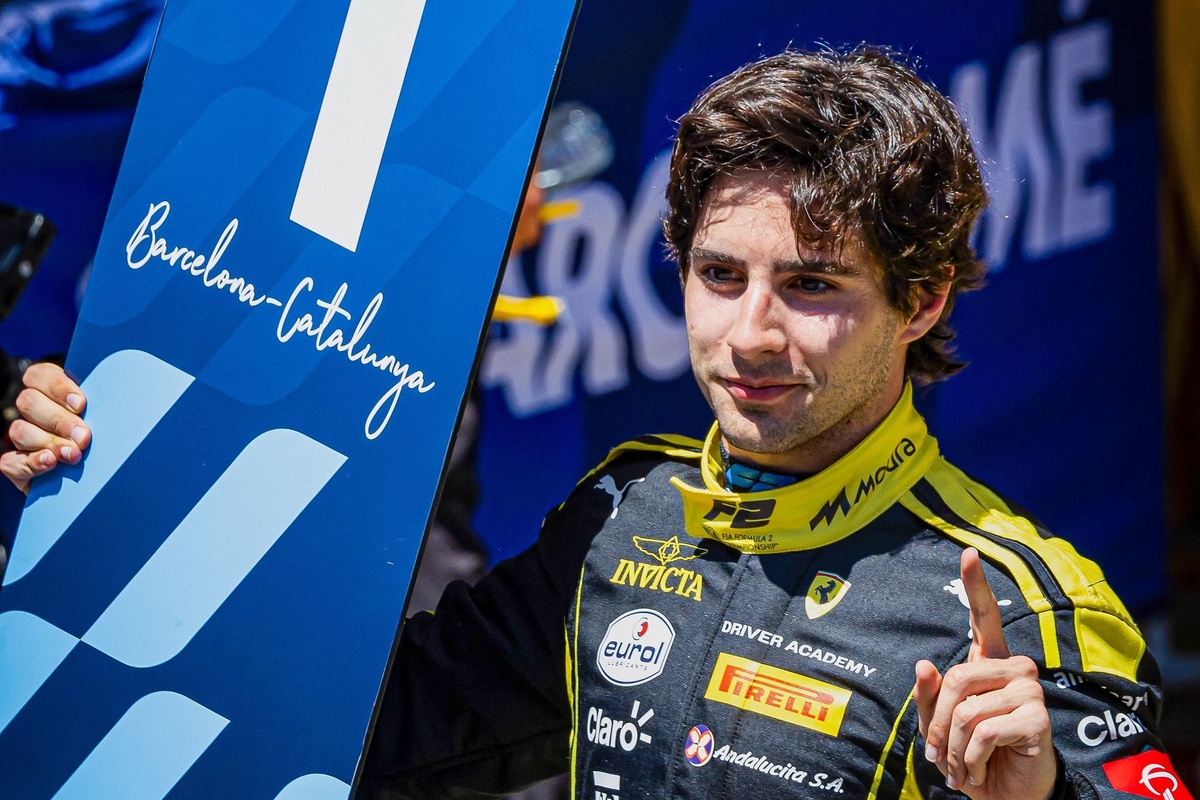 F2: Rafa Câmara comemora vitória em "corrida muito boa" em Barcelona, mas quer "focar no futuro"