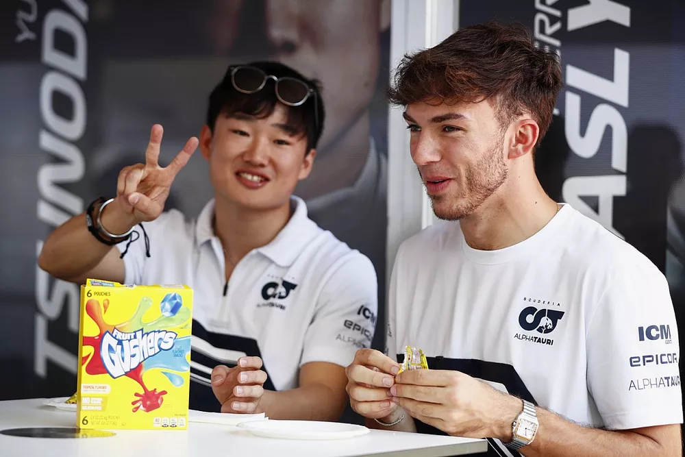 Yuki Tsunoda, Scuderia AlphaTauri, Pierre Gasly, Scuderia AlphaTauri 
