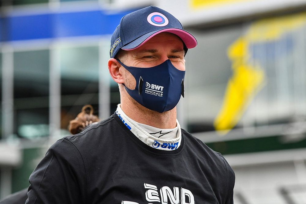 Nico Hulkenberg, Racing Point, on the grid