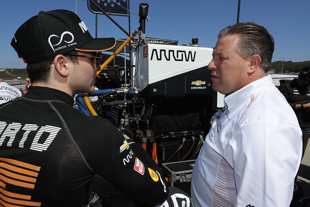 Patricio O'Ward, Arrow McLaren SP Chevrolet, crew member